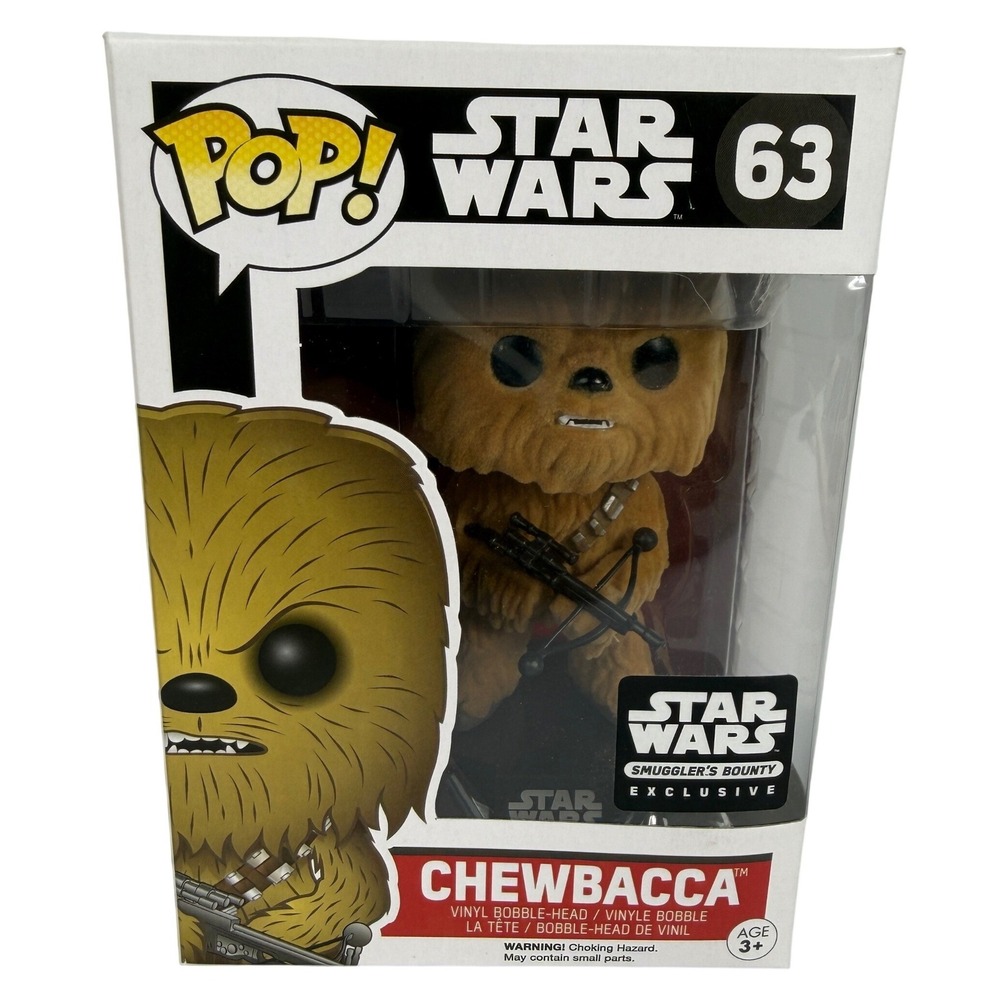 Funko Pop Star Wars Chewbacca 63 Smugglers Bounty Exclusive Force Awakens Vinyl